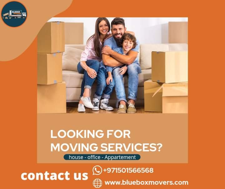 0501566568 BlueBox Movers in Umm Suqeim Apartment,Villa,Office Move with Close Truck