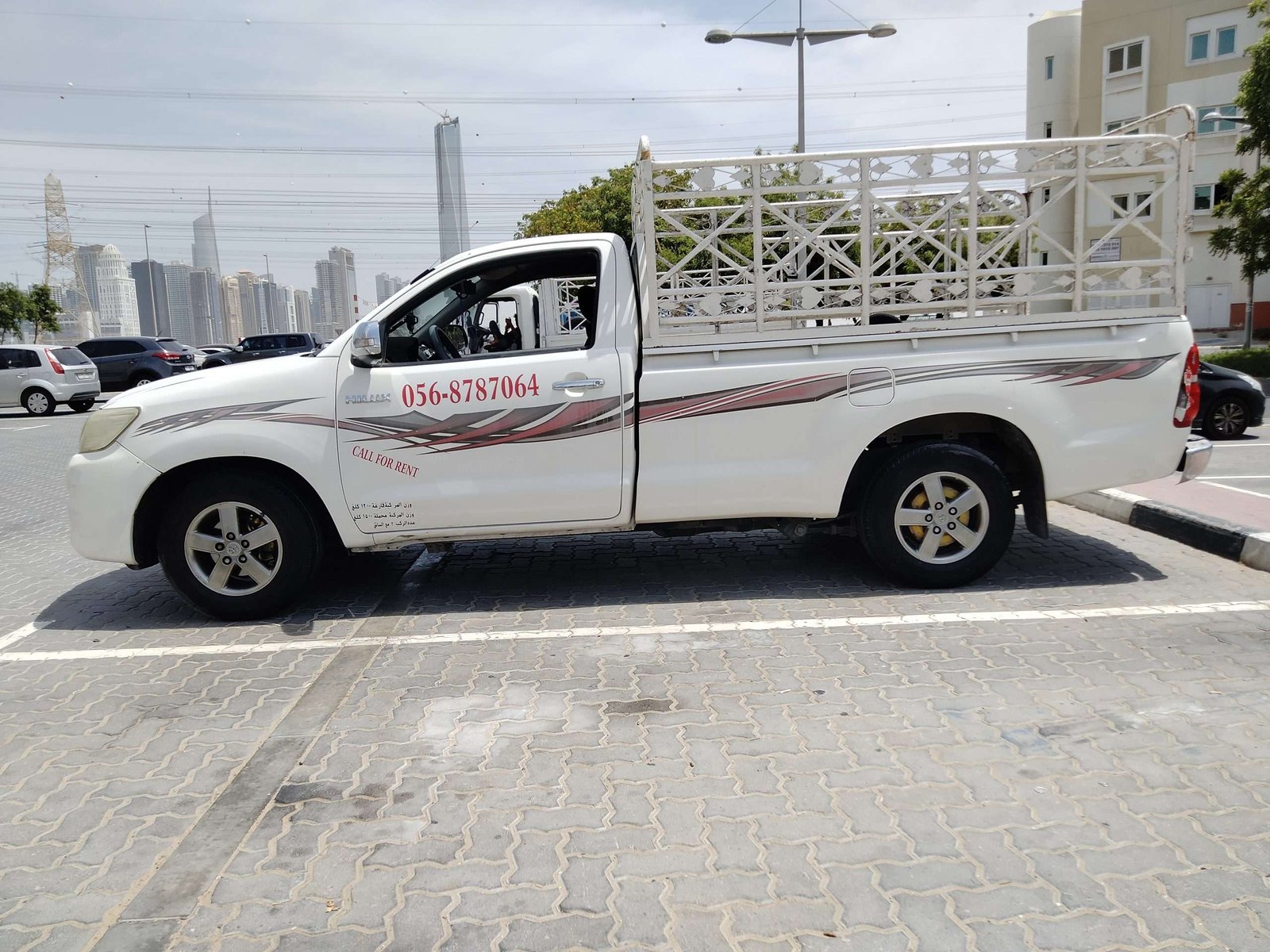 1 ton pickup truck for rent Dubai JLT
