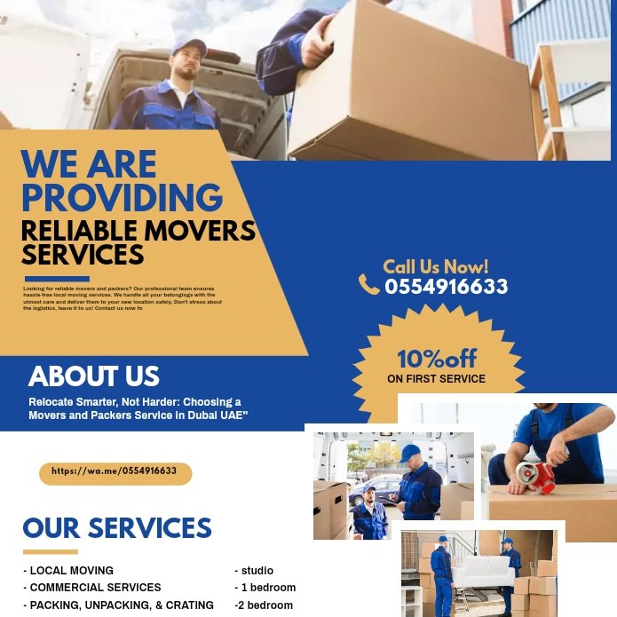 Movers packers service in Jubal ali industrial area 0554916633