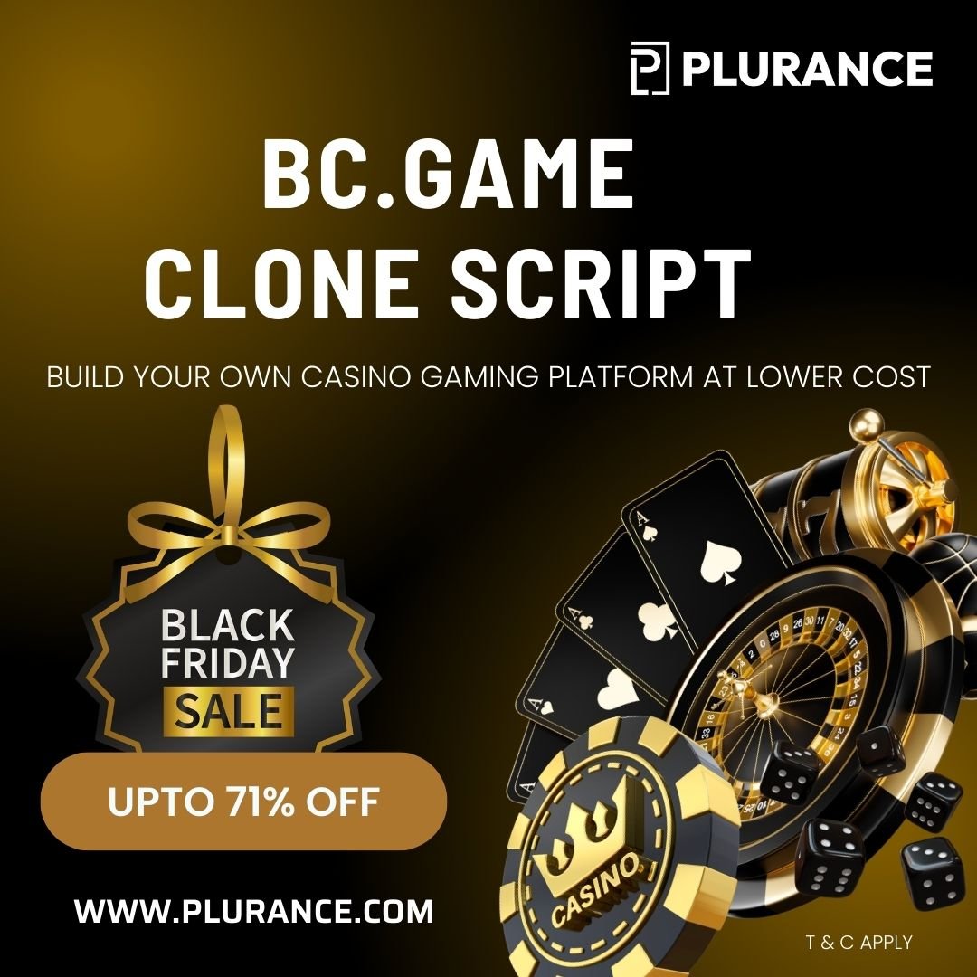 Don't Miss Out! BC.Game Clone Script at Upto 71% OFF for Black Friday!