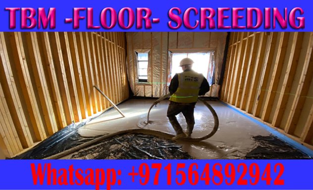 Concrete Floor Screeding Contractor in Ajman Dubai Sharjah