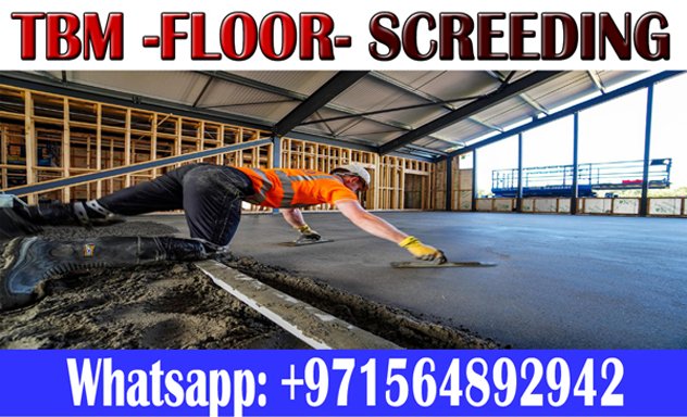 Concrete Floor Screeding Contractor in Ajman Dubai Sharjah