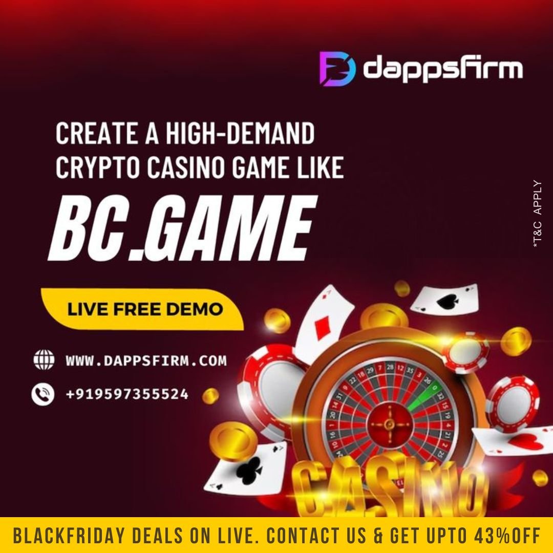 How To Create A Crypto Casino Game Like BC.Game at Unbeatable Price