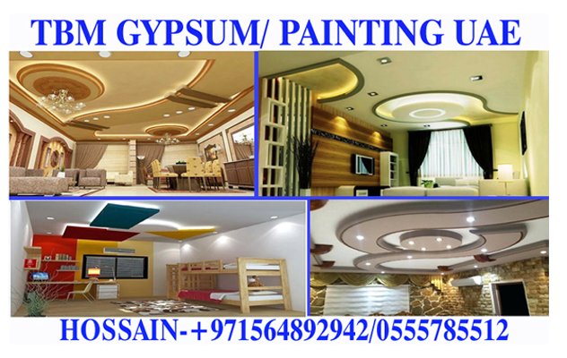 Gypsum ceiling contractor in Umm Al Quwain Dubai Sharjah