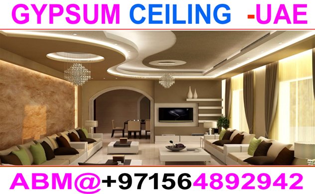 Gypsum ceiling contractor in Umm Al Quwain Dubai Sharjah