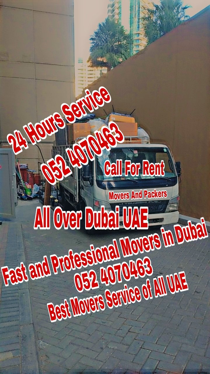Movers And Removals Service in Al Barsha 052 4070463