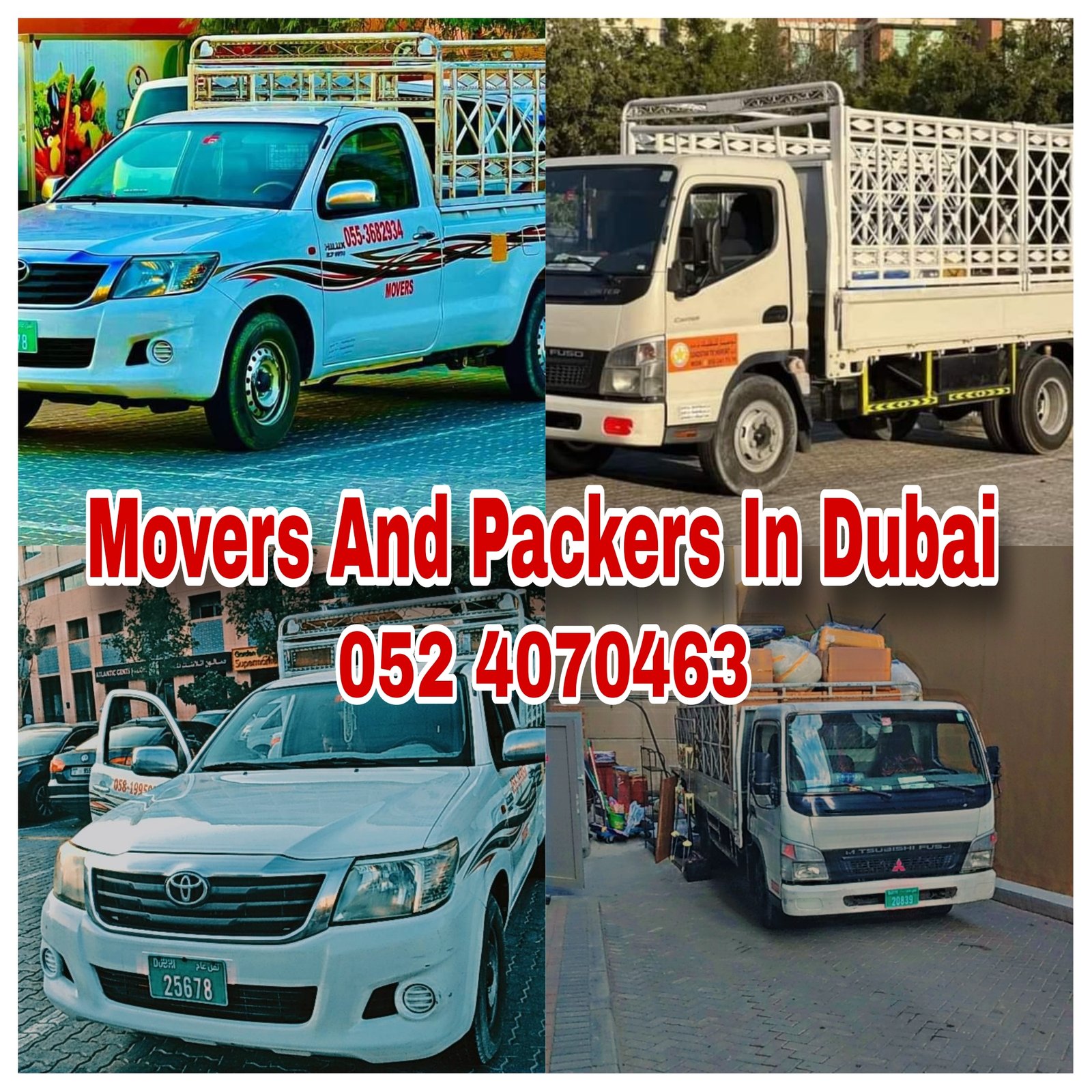 Movers and Packers Service in Dubai UAE 052 4070463