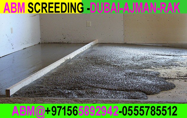 Concrete Floor Screeding Contractor in Ajman Dubai Sharjah