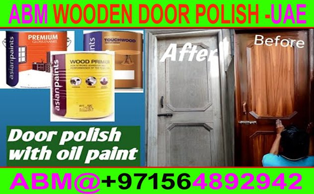 Door Polishing Painting work Contractor in Dubai Ajman Sharjah