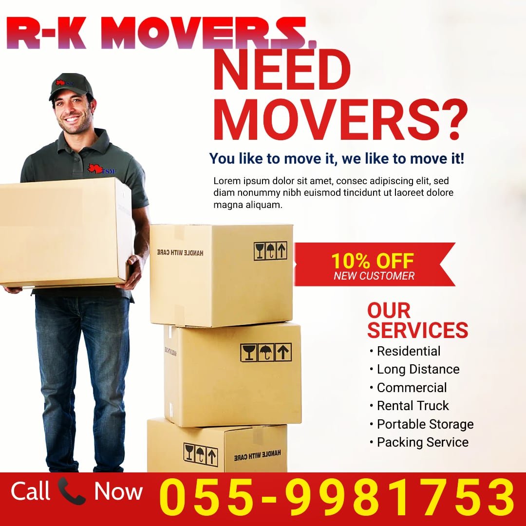 Movers and Packers in Dubai Downtown 0523820987