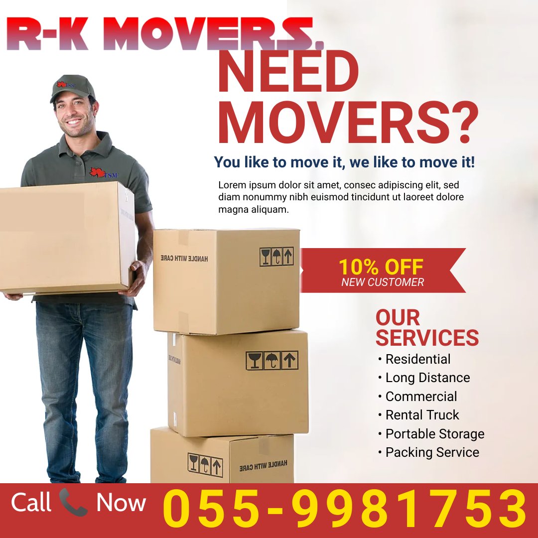 Packers and Movers Service in Dubai United Arab Emirates