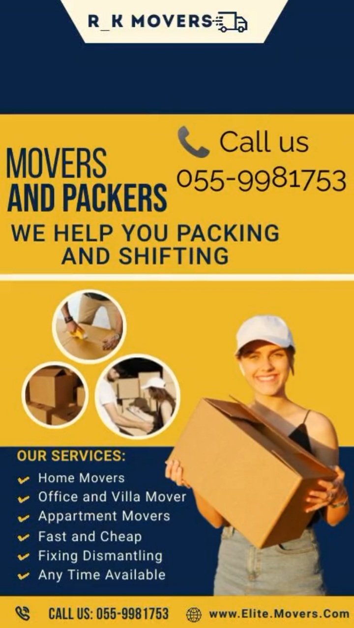 Packers and Movers Service in Dubai United Arab Emirates