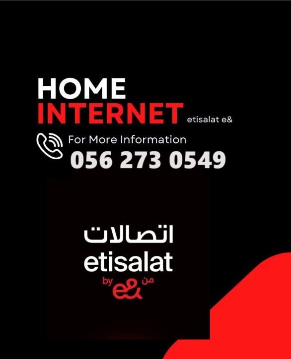 Etisalat home wireless internet AED 199 AED