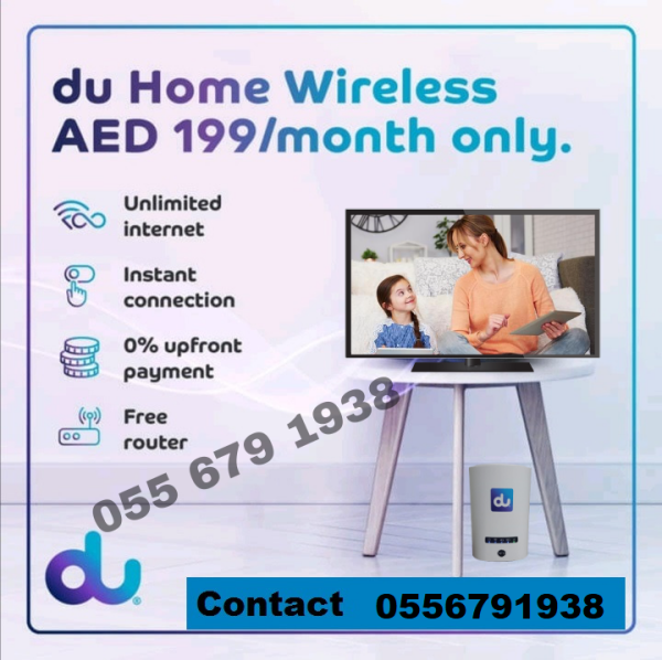 Du home wireless internet AED199