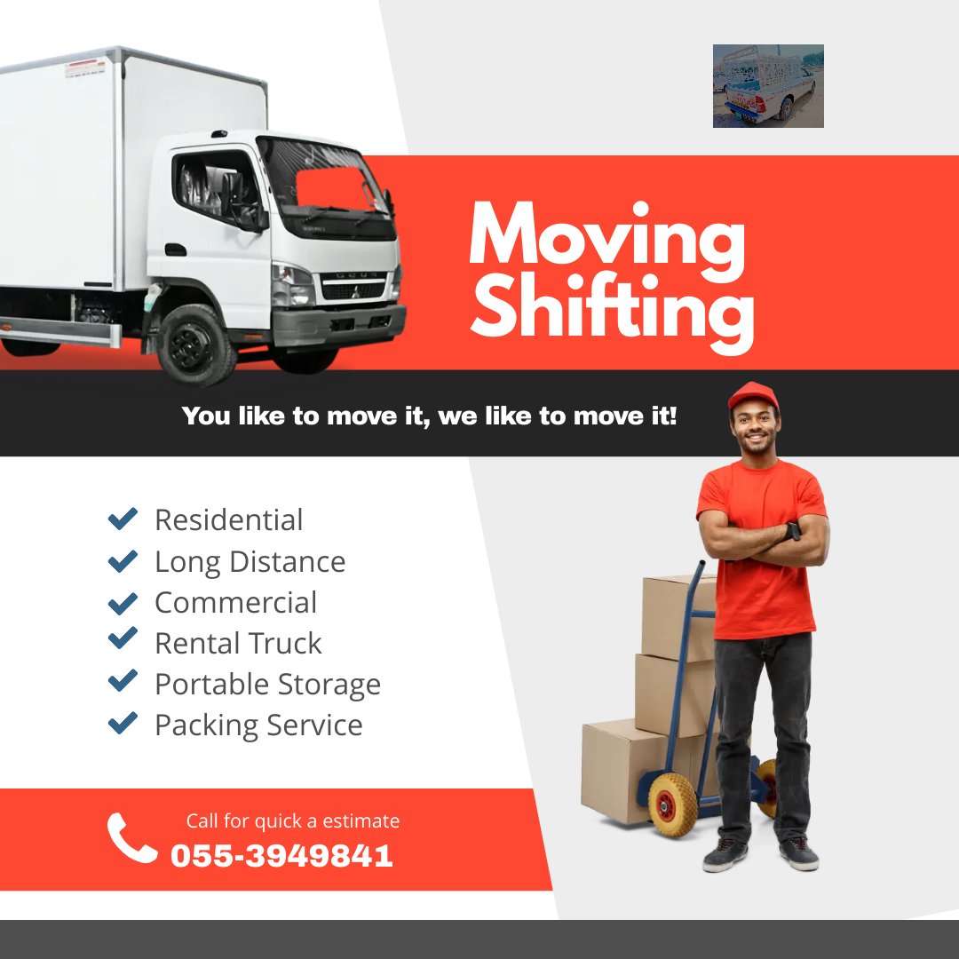 Reliable Movers and Packers Service in JVC 055-3949841