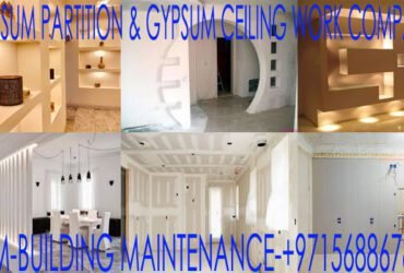 Gypsum Partition Installing Company in Umm Al Quwain Dubai Sharjah