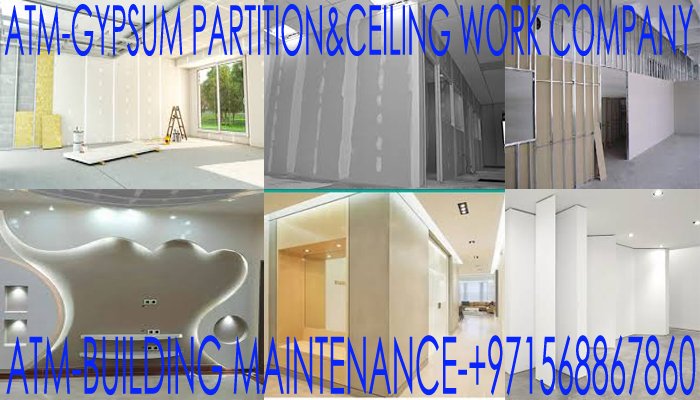 Gypsum Partition Installing Company in Umm Al Quwain Dubai Sharjah
