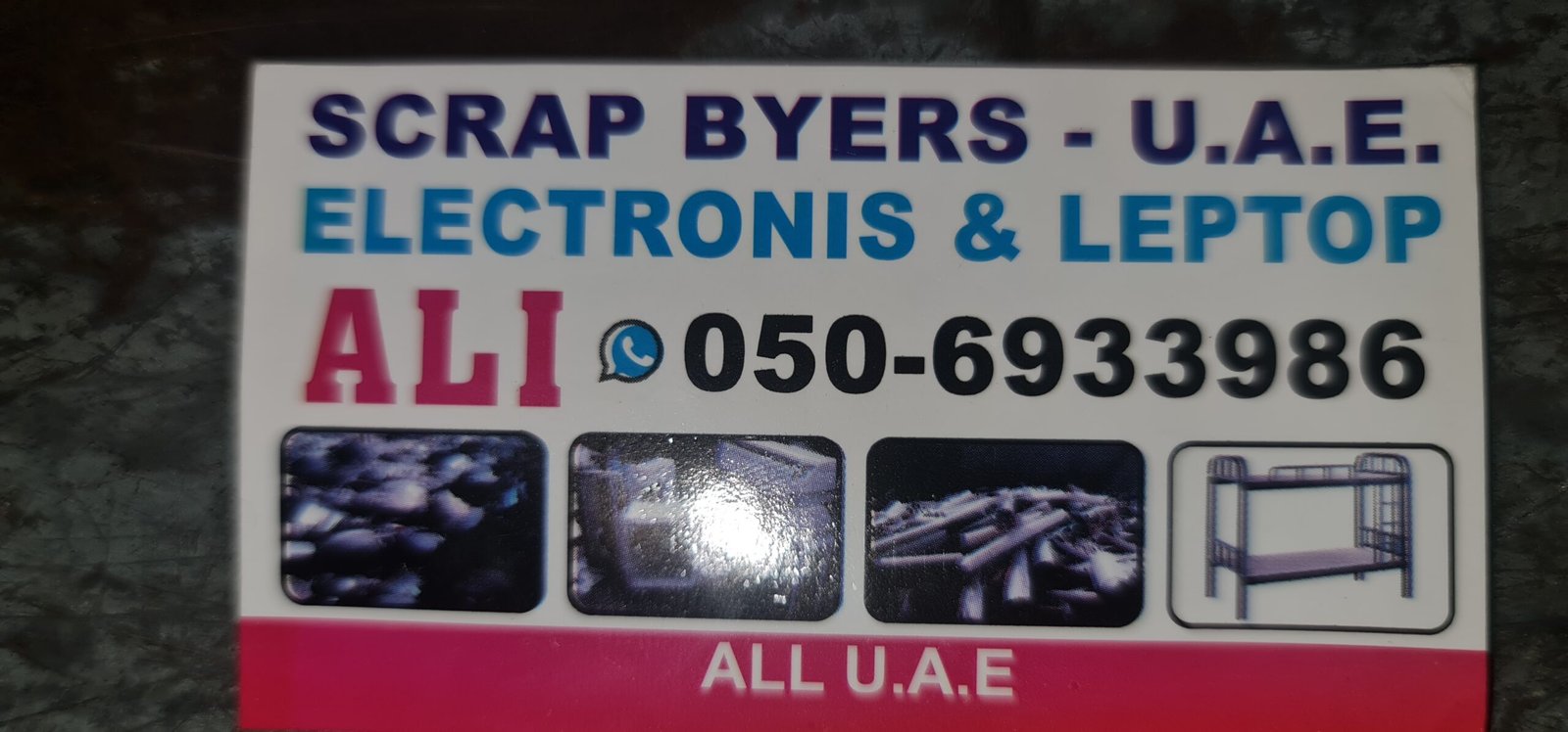 Scrap Buyer In Al Warqa 050 6933986