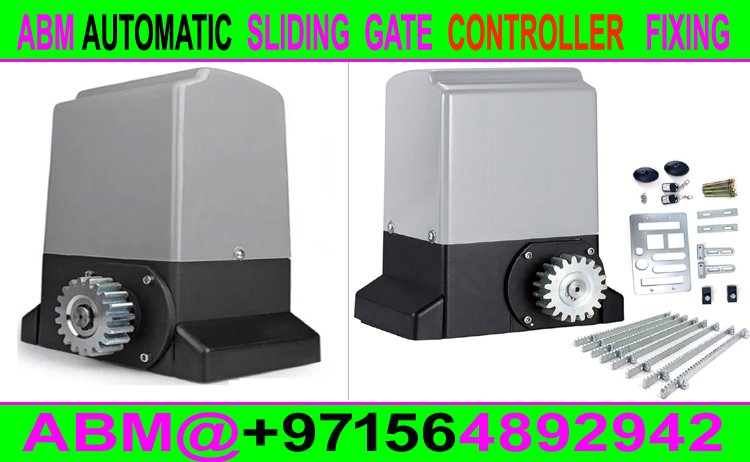 Automatic Sliding Gate controller Machine Fixing Ajman Sharjah