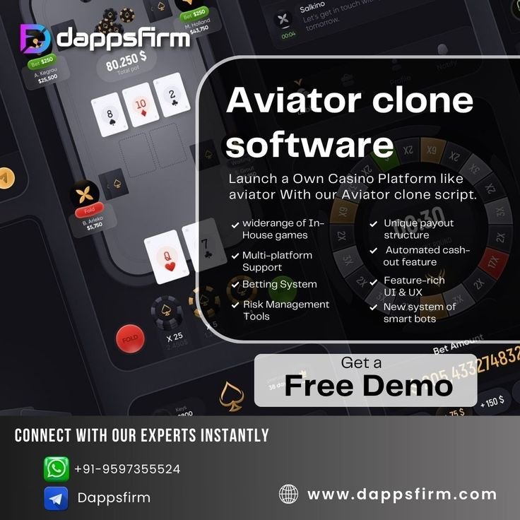 Aviator Clone Script  Launch Your Own Thrilling Casino Game Experience!