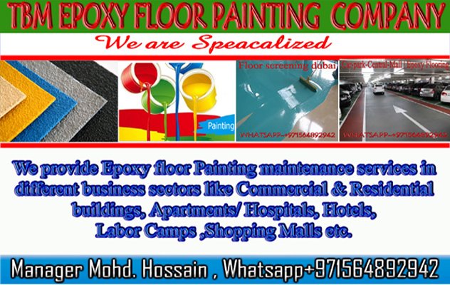 Road Marking Flooring in Ajman Dubai Rak 0564892942