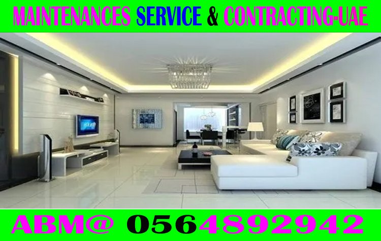 gypsum and Maintenance Decoration Contractor  ajman Dubai Sharjah