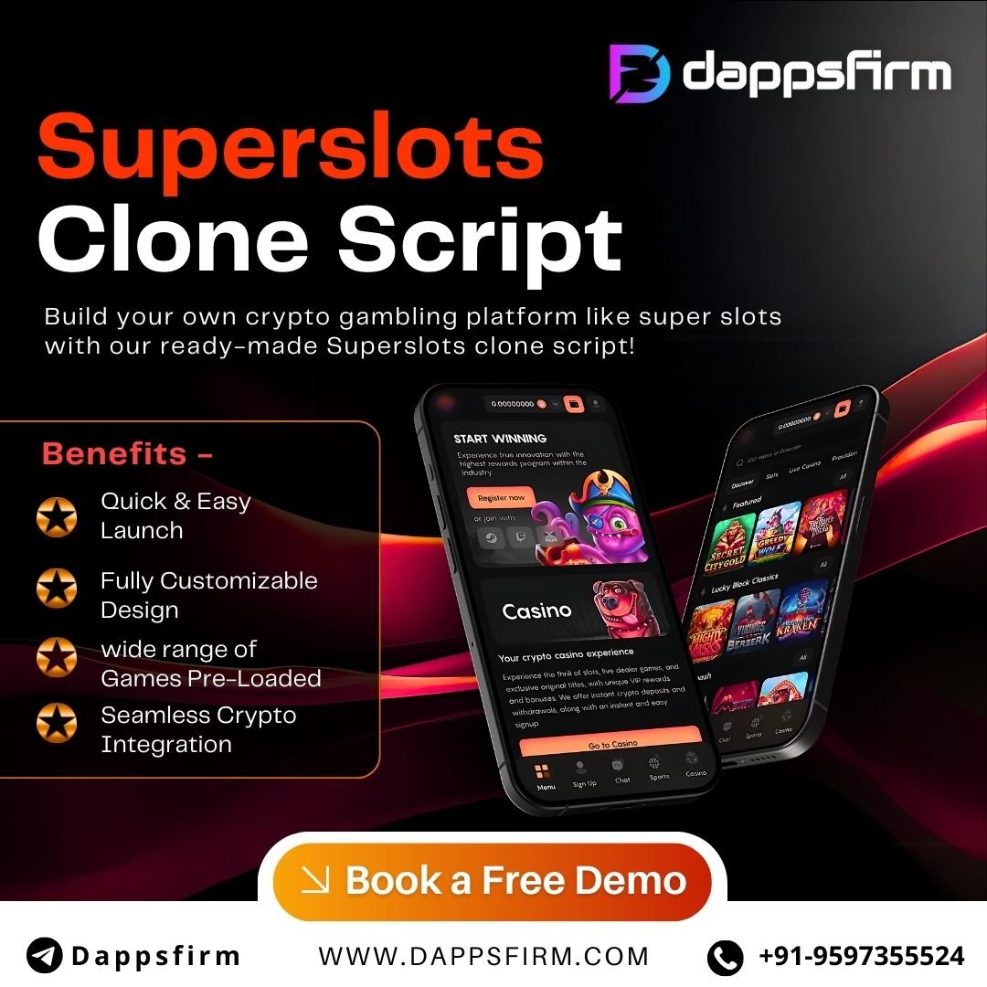 Superslots Clone Script – The Perfect Solution for Your Online Casino Venture!