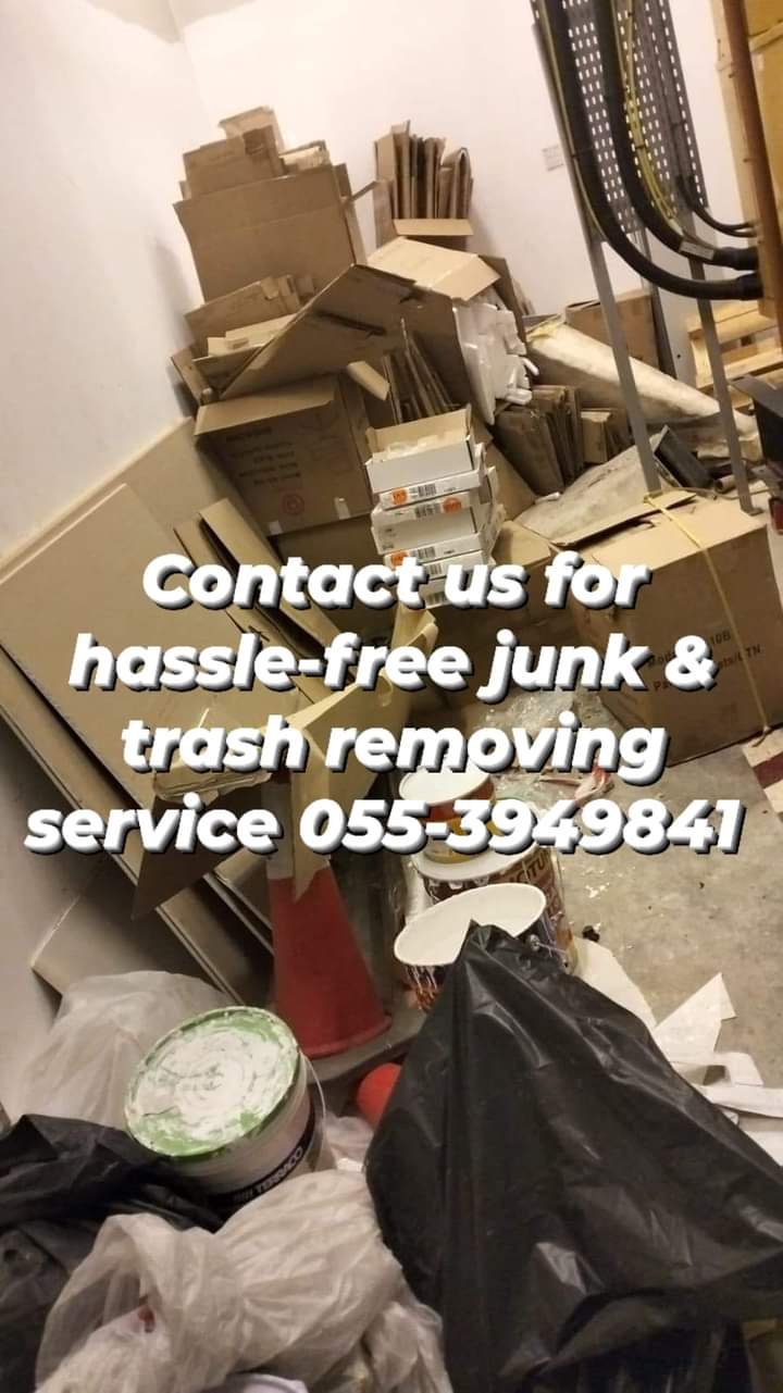 Fast Junk and Trash Removals Service in Dubai UAE 055-3949841