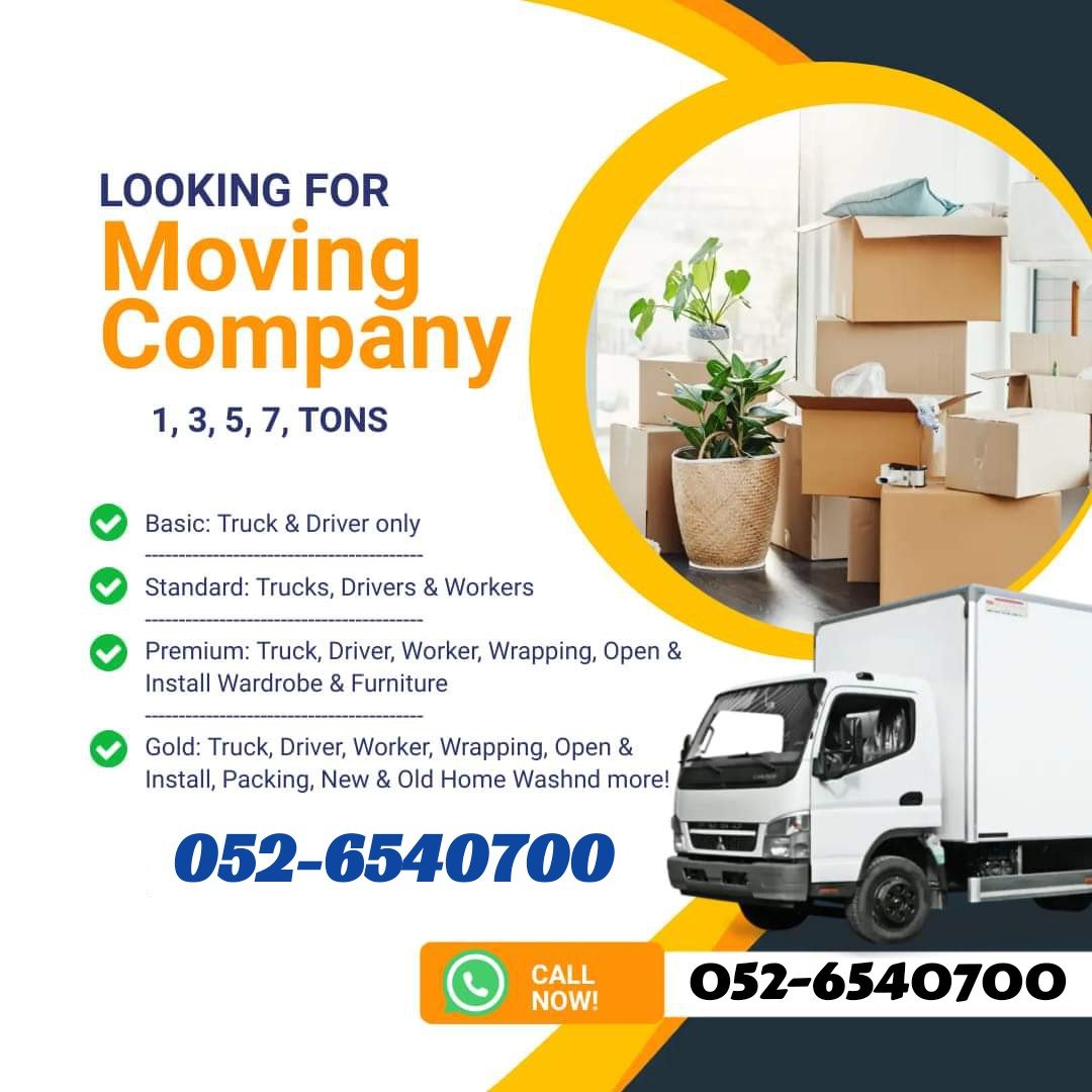 Movers And Packers In al jaddaf 052-6540700