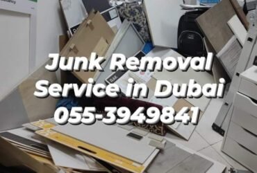 Junk and Garbage Removals Service in Al Furjan Dubai 055-3949841