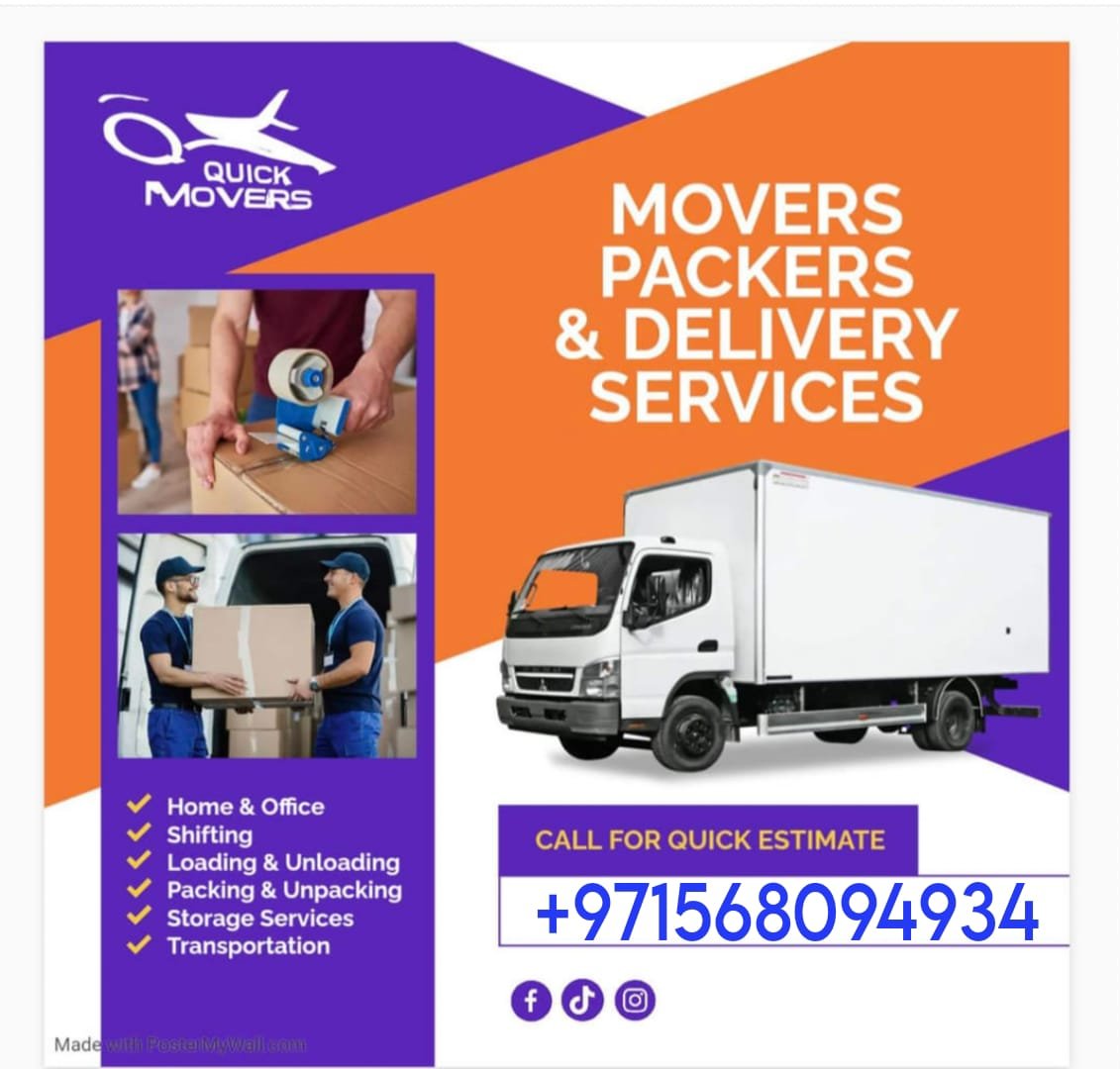 Packers and Movers in Al Barari 0568094934