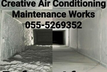 ac duct cleaning and ac repair in ajman sharjah 055-5269352