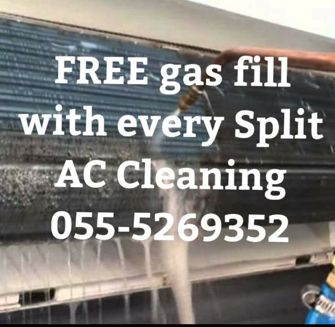 ajman AC repair cleaning service installation split ducting 055-5269352